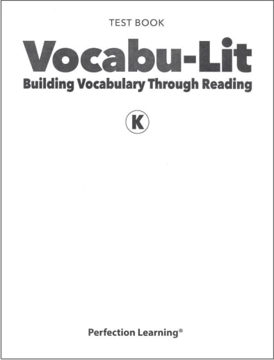 Vocabu-Lit K Test (5th Edition)