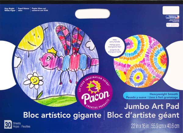 Giant Floor Paper Pad, 30 Sheets (22" x 16")