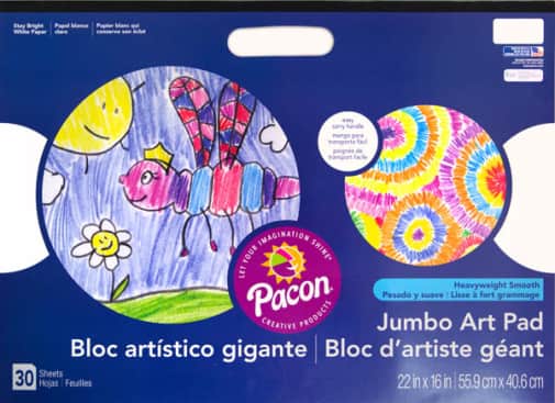 Giant Floor Paper Pad, 30 Sheets (22" x 16")