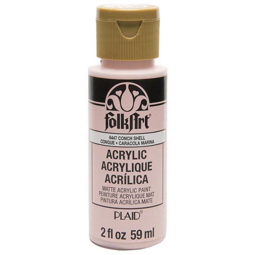 Folkart Color Acrylic Paint Conch Shell - 2 oz