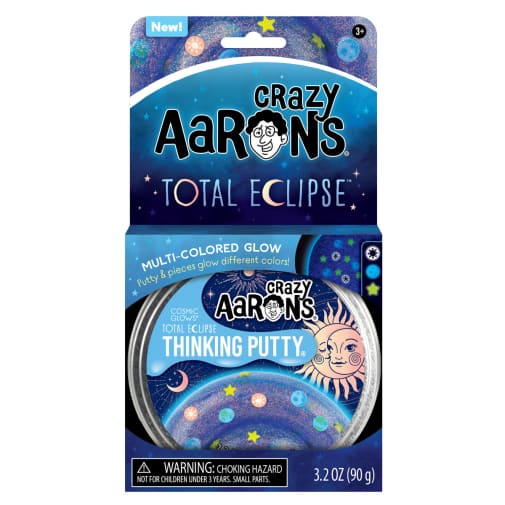 Crazy Aaron's Total Eclipse Thinking Putty 4" Tin