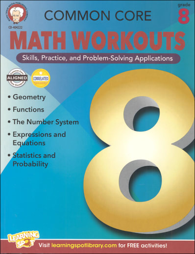 Common Core Math Workouts Grade 8