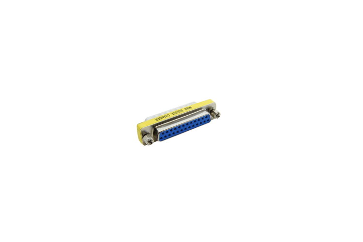 Mini Gender Changer | DB25 Male to Female | Gold Plated