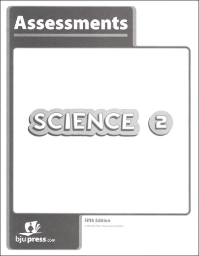 BJU Press Science 2 Assessments 5th Edition