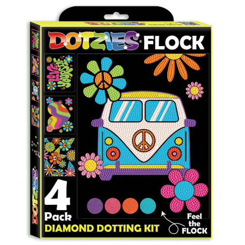 Dotzies Flock: Neon Gems - Peace