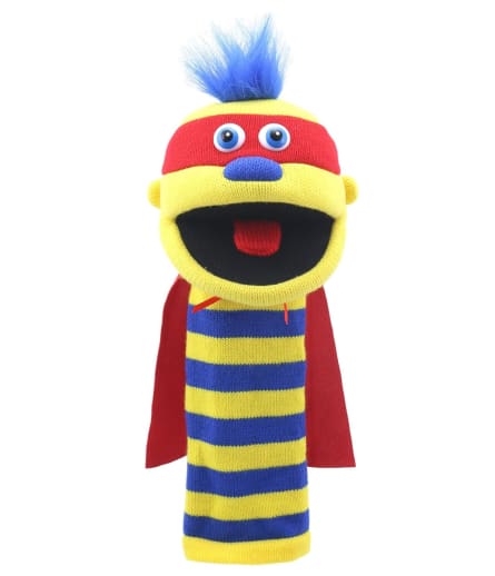 Knitted Puppet - Zap