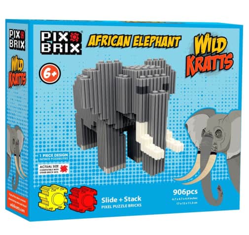 Pix Brix Wild Kratts Elephant