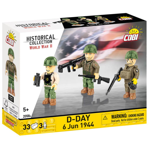 COBI D-Day, June 6, 1944 - 33 pieces (World War II Historical Collection)