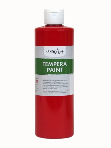 Red Tempera Paint 16 oz.