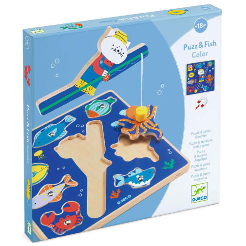 Puzz & Fish Color Wooden Puzzle
