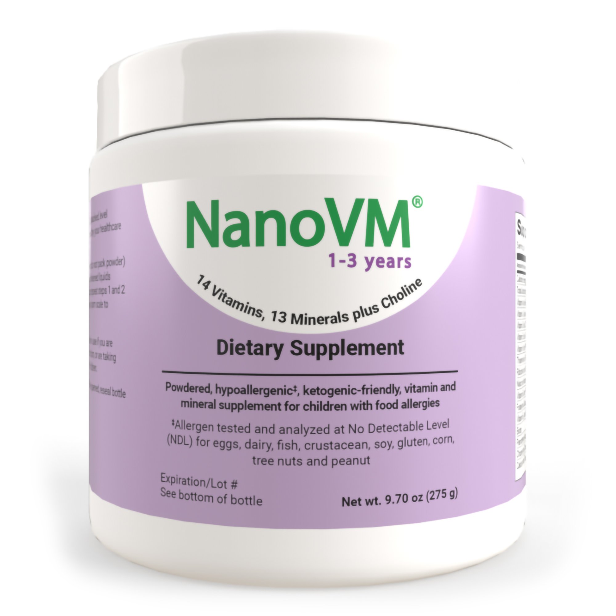 NanoVM Dietary Supplement for 1  3 Years, 275-gram Jar MK 923964