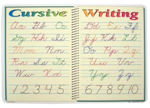 Cursive Writing Placemat