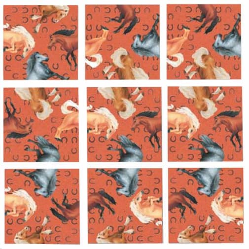 Horses Scramble Squares