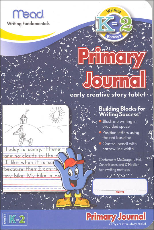 Yubbler - Mead K-2 Primary Journal, Story Tablet