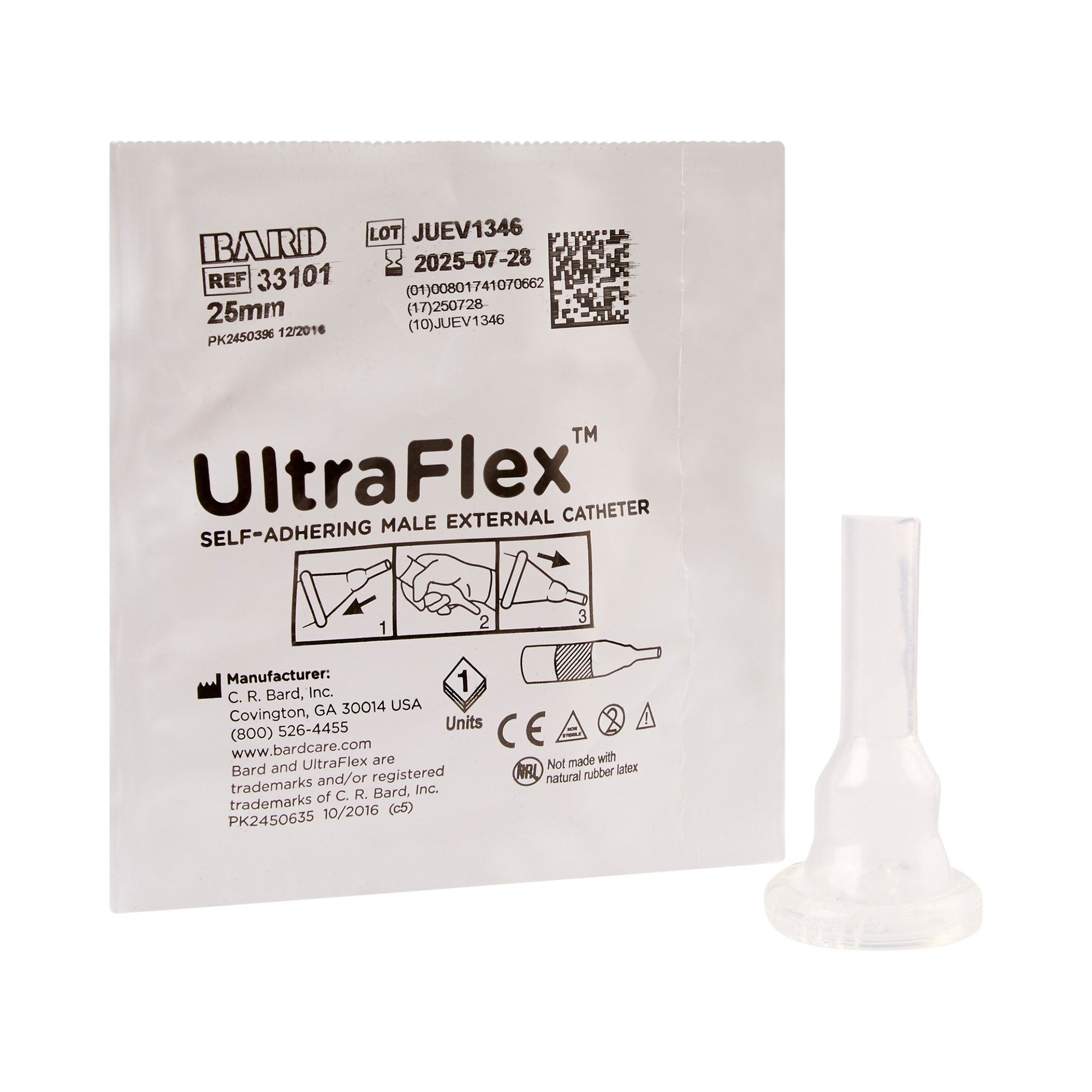 Bard UltraFlex Male External Catheter, Small MK 578102