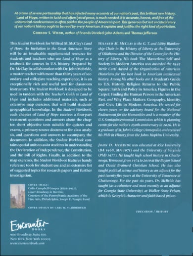 Land of Hope: An Invitation to the Great American Story - Student