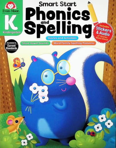 Smart Start Phonics and Spelling Activity Book, Grade K