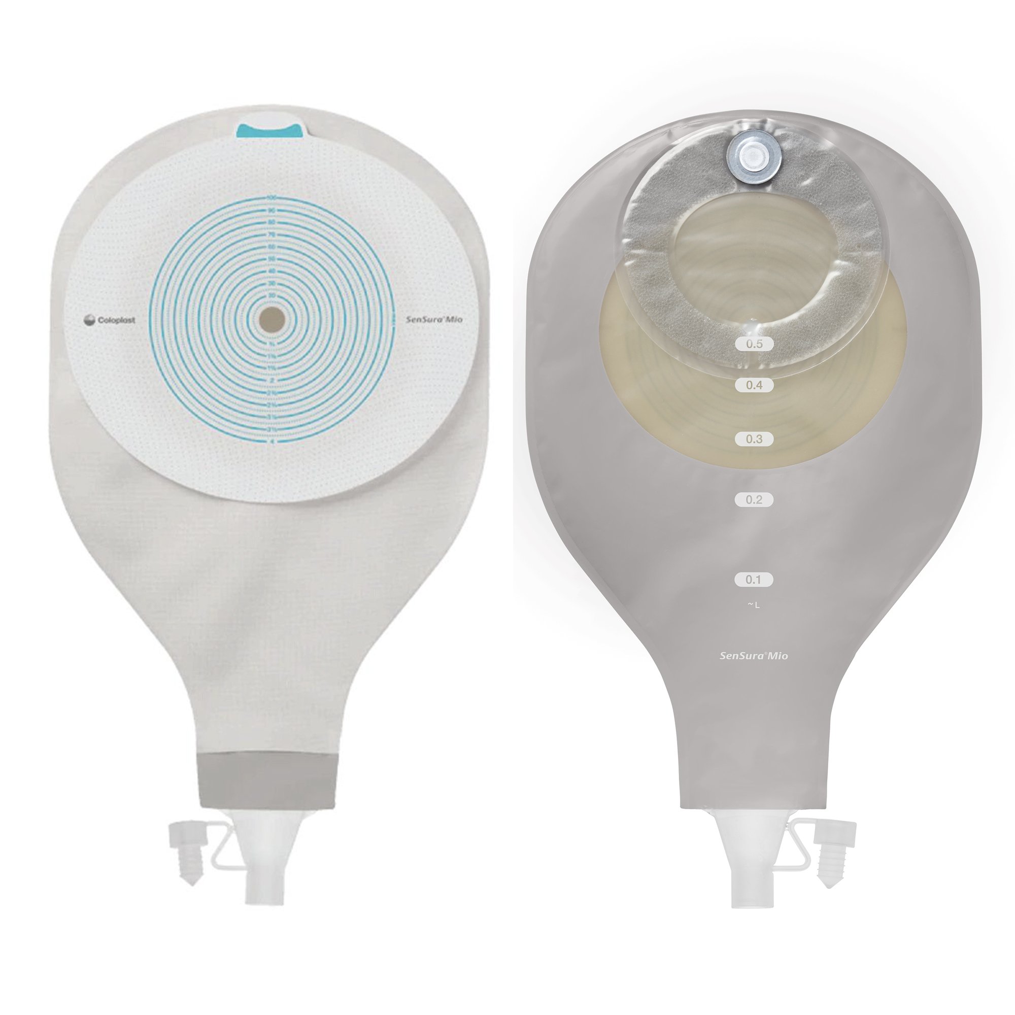 SenSura Mio High Output Transparent Ostomy Pouch, Trim to fit 10  100 mm Stoma MK 1094136