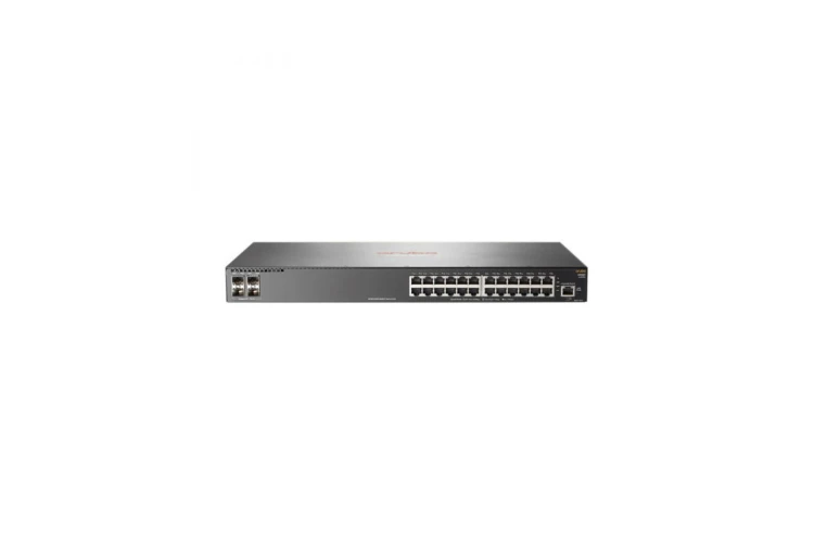 HPE Aruba 2930F Series Switch, 24 10/100/1000 ports, 4 x 1G SFP Uplinks, Refurbished, JL259A HPE Aruba 2930F Series Switch, 24 10/100/1000 ports, 4 x 1G SFP Uplinks, Refurbished, JL259A