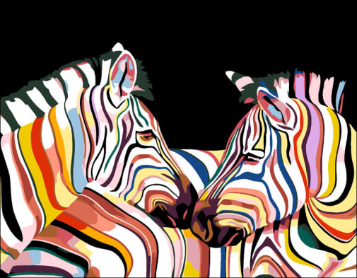 Artwille Paint by Number - Zebras
