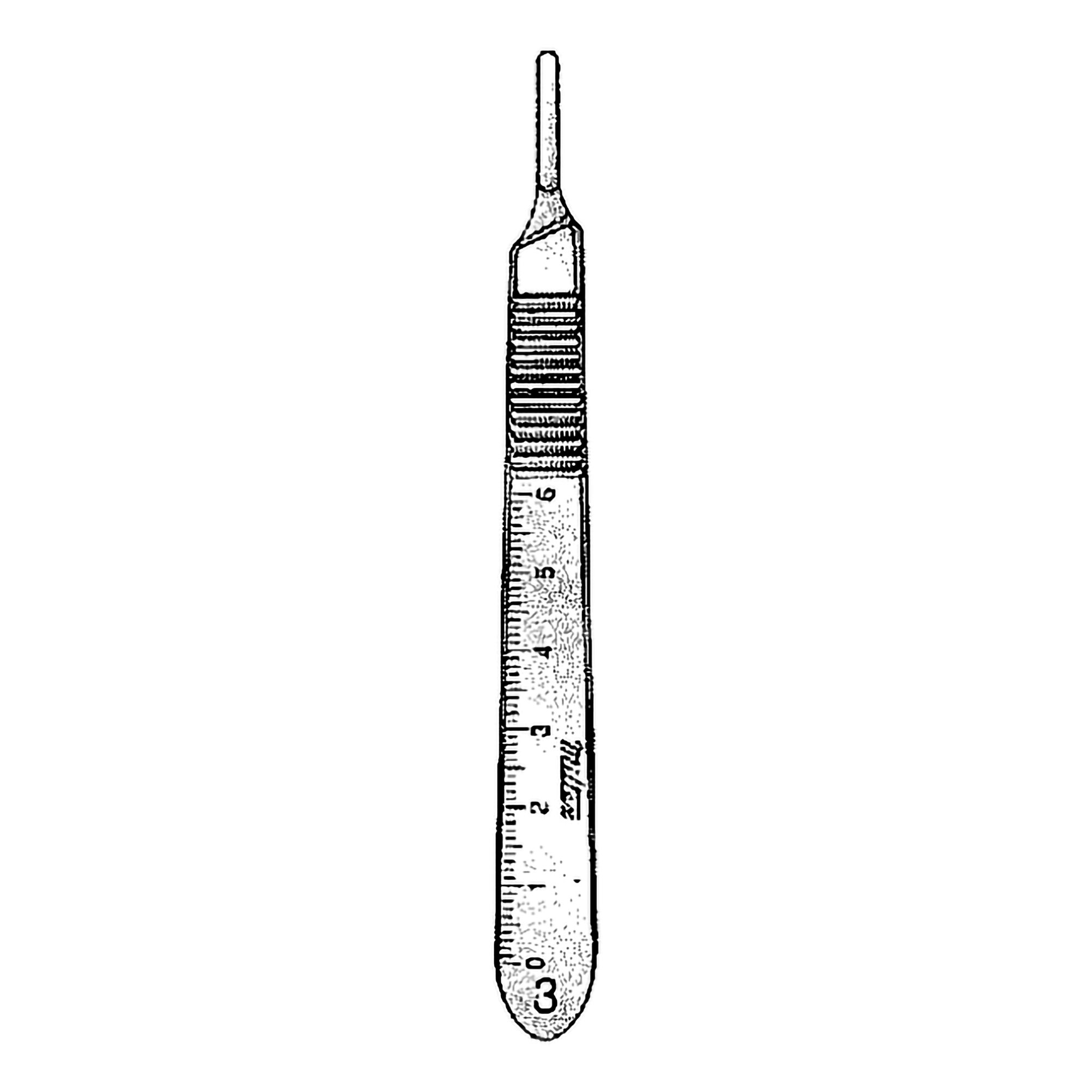 Miltex Knife Handle, Size 3, for Blades 10, 11, 12, 15 MK 157510