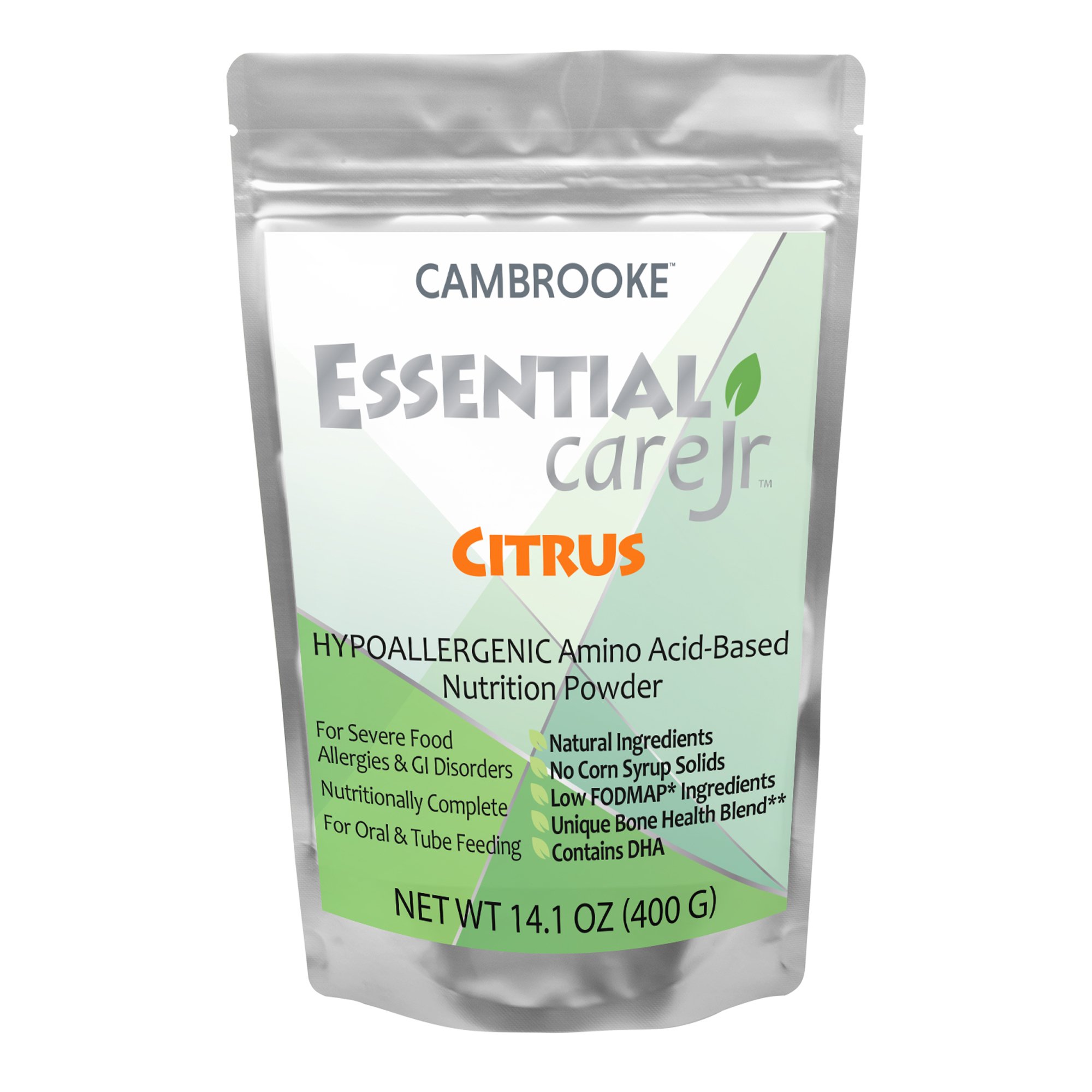 Essential Care Jr Amino AcidBased Nutrition Powder, Citrus, 14.1-oz. pouch MK 1190434