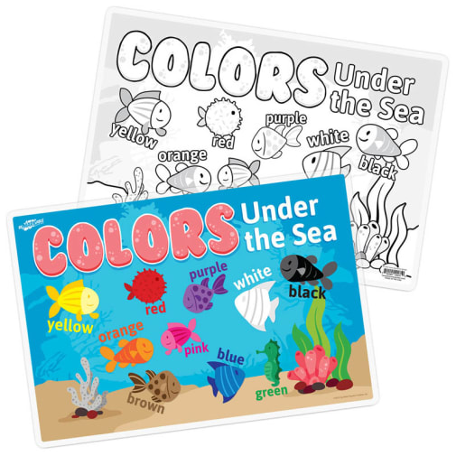 Colors Under the Sea Remarkable Activity Mat