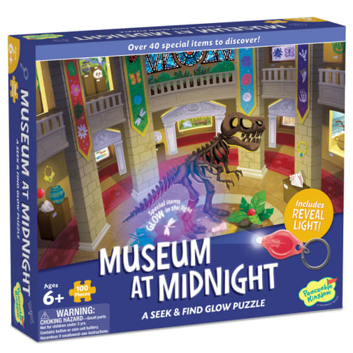 Seek & Find Glow Puzzles - Museum at Midnight