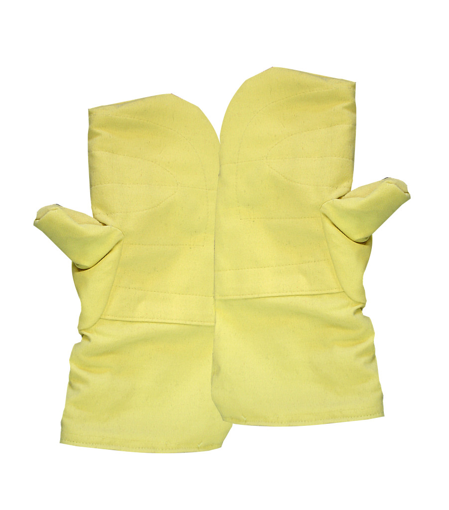 14" Quilted High Heat Mittens: 8 oz. Kevlar® Twill, , large image number 0