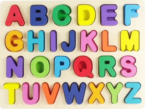 Alphabet Wooden Puzzle (26 pieces)