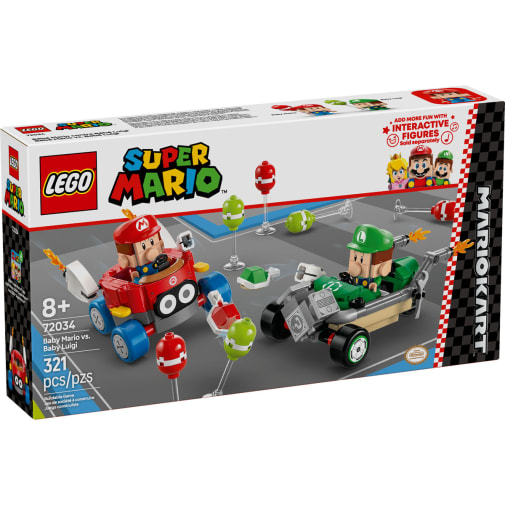 LEGO Super Mario: Mario Kart - Baby Mario vs. Baby Luigi (72034)