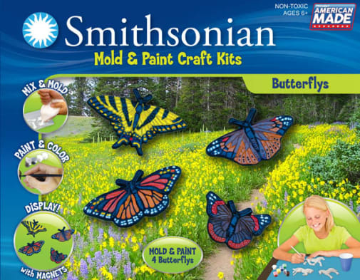 Smithsonian Mold & Paint Kit - Butterflies