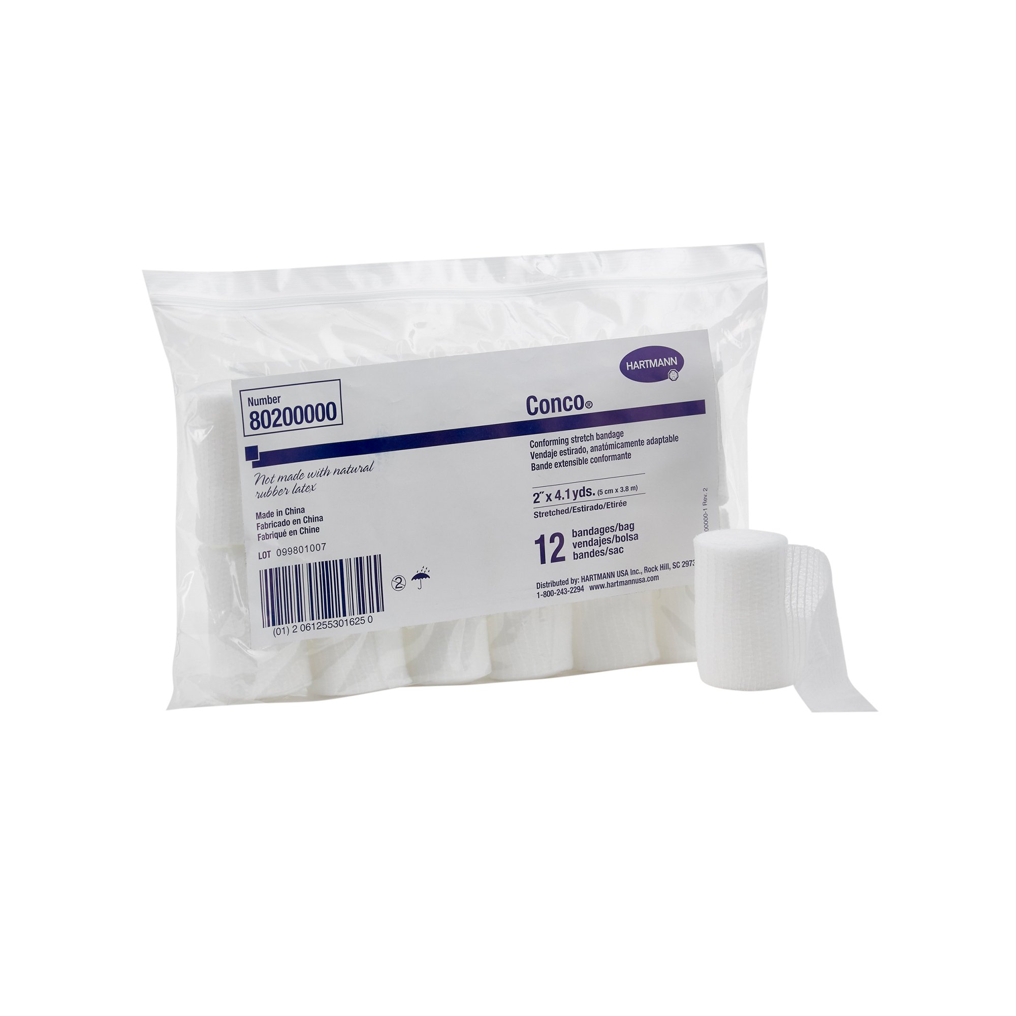 Conco Conforming Bandage, 2 Inch x 4-1/10 Yard, 1-Ply MK 778836