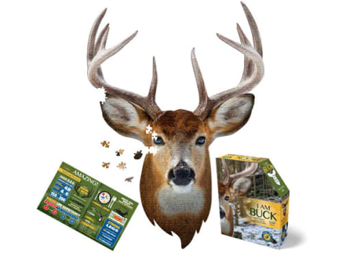 I AM Buck Shaped Jigsaw Puzzle - 550 pieces