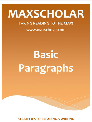 MaxScholar Basic Paragraphs Workbook