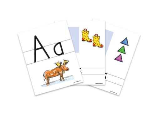 Spanish Color Print & Number Wall Charts