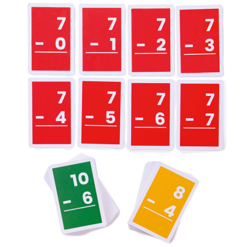 Flashcards - Subtraction 1-10