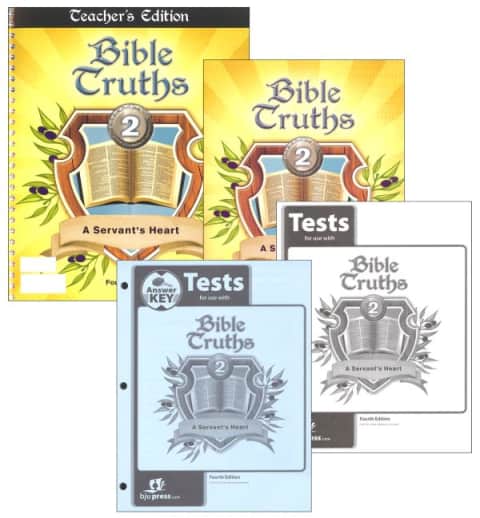 BJU Press Bible Truths 2 Home School Kit 4th Edition