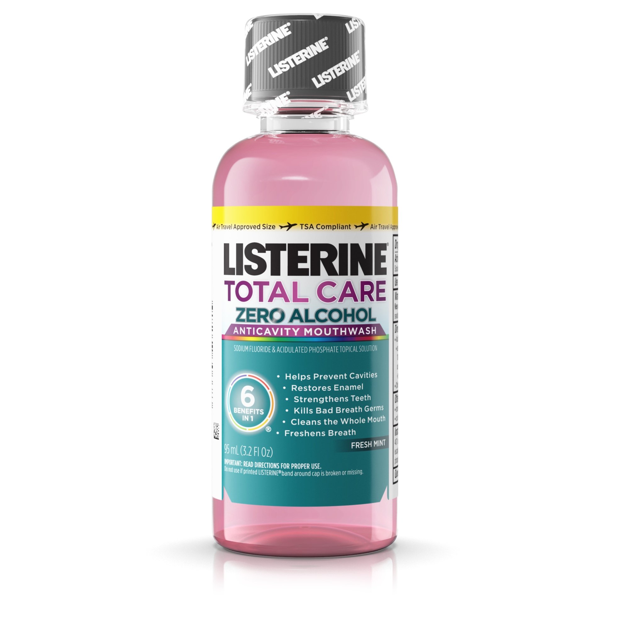 Listerine Total Care Zero Fresh Mint Mouthwash, 3.2 oz. Bottle MK 831832
