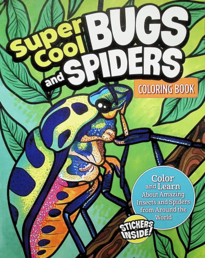 Super Cool Bugs and Spiders Coloring Book