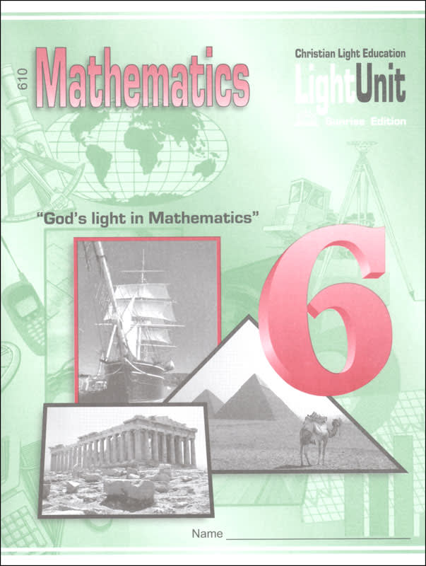 Mathematics LightUnit 610 Sunrise Edition