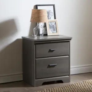 2-Drawer Nightstand - End Table with Storage