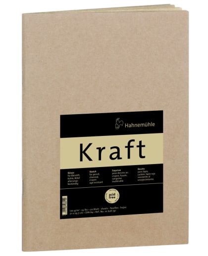 Kraft Paper Sketch Booklet Size A4/8.27" x 11.69"