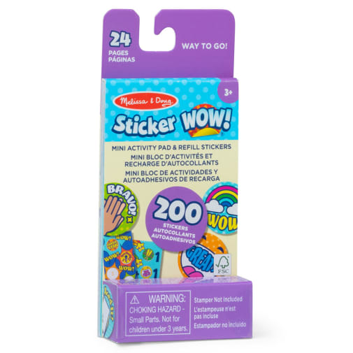 Melissa & Doug Sticker WOW! Mini Activity Pad with Refill Stickers - Rewards