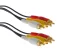 RCA M/M x 3 Audio/Video Cable w/ Gold Plated Connectors, 3ft
