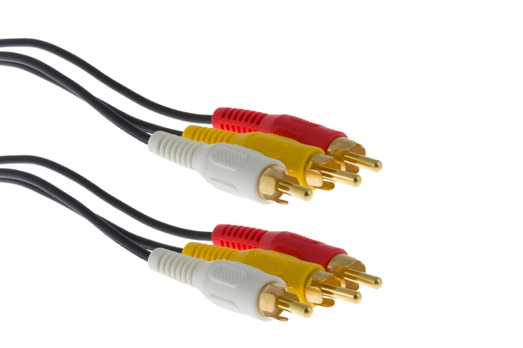 RCA M/M x 3 Audio/Video Cable w/ Gold Plated Connectors, 3ft