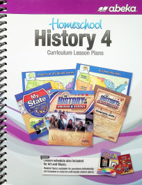 Abeka History 4 Homeschool Curriculum Lesson Plans - Revised