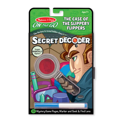 Melissa & Doug Case of the Slippery Flippers (Secret Decoder)