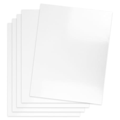 Dry Erase Poster Board 11" x 4" (25 sheets)