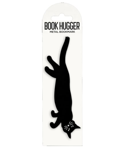 Book Hugger Metal Bookmark - Curious Cat